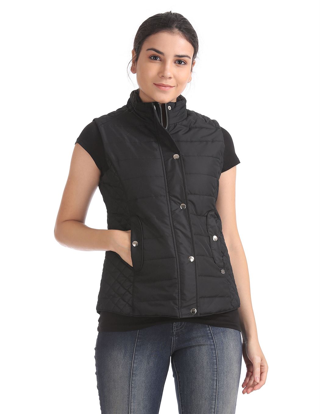 U.S. Polo Assn. Women Casual Wear Solid Jacket KNOCKOUT Blue
